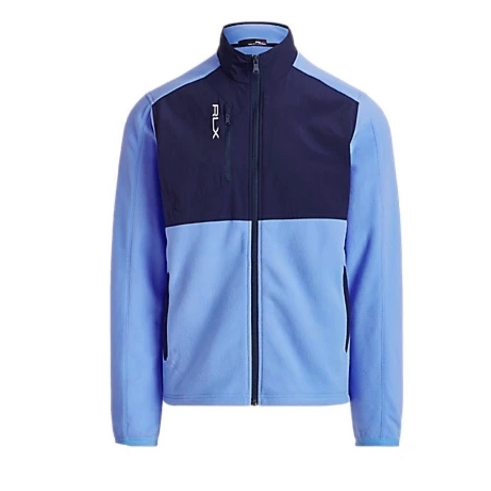 RLX Ralph Lauren Golf  Fleece Hybrid Jacket Blue Men's SZ M NWT